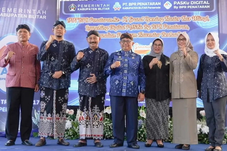 Wakil Bupati Blitar Hadiri Peluncuran Kantor Kas Wlingi, Masyarakat Menabung Perkuat Ekonomi Daerah